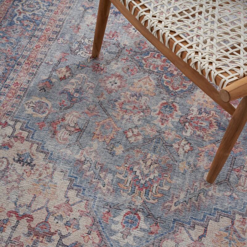 57 Grand by Nicole Curtis Vintage Medallion Machine Washable Area Rug