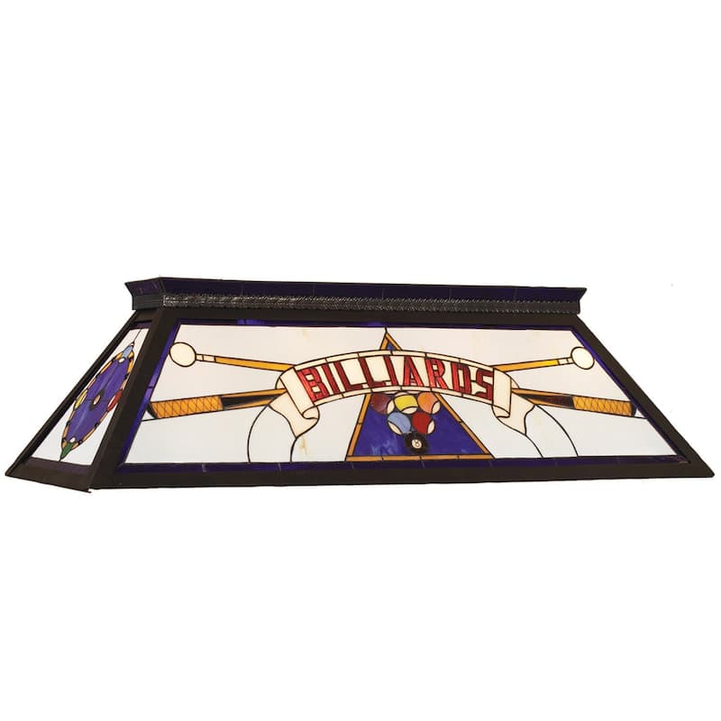 44 Inch Billiard Light with Knock Down Frame By RAM Game Room - BLUE
