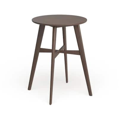 Vintage-Inspired 42" Circular Pub Table with Sleek Tapered Base, Perfect for Kitchen Islands, Dining Areas or Home Bar Setups.