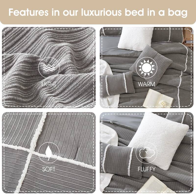 Nanshing Ingrid 7 Piece Cabin, Modern Comforter Set