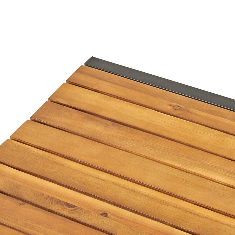 Azalea Outdoor Wood and Resin Outdoor 7 Piece Dining Set by Christopher Knight Home