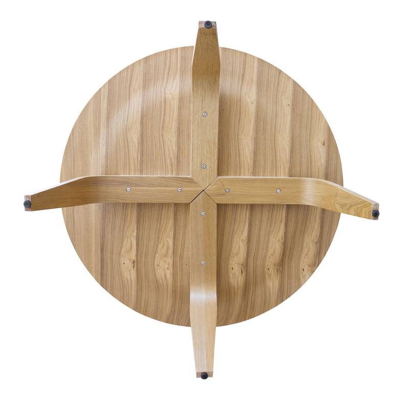 HomeRoots 34" Natural Round Coffee Table - 34