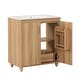 preview thumbnail 18 of 18, 30 Inch Bathroom Vanity with Sink Natural Wood Cabinet with Drawer