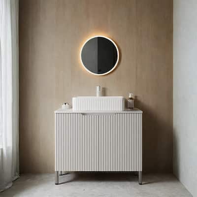 Freestanding Bathroom Vanity with Sink and 2 Doors