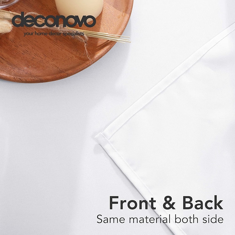 Deconovo Waterproof Solid Tablecloth 1 PC