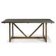 preview thumbnail 9 of 21, Middlebrook Solid Wood 72-inch Farmhouse Trestle Dining Table