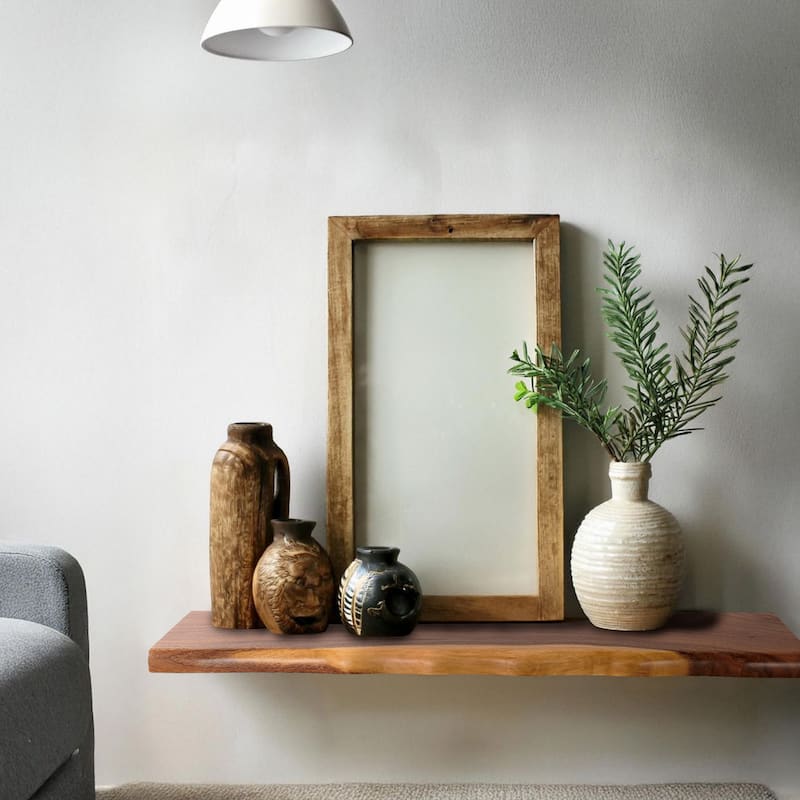 Acacia Wood Shelf with Live Edge
