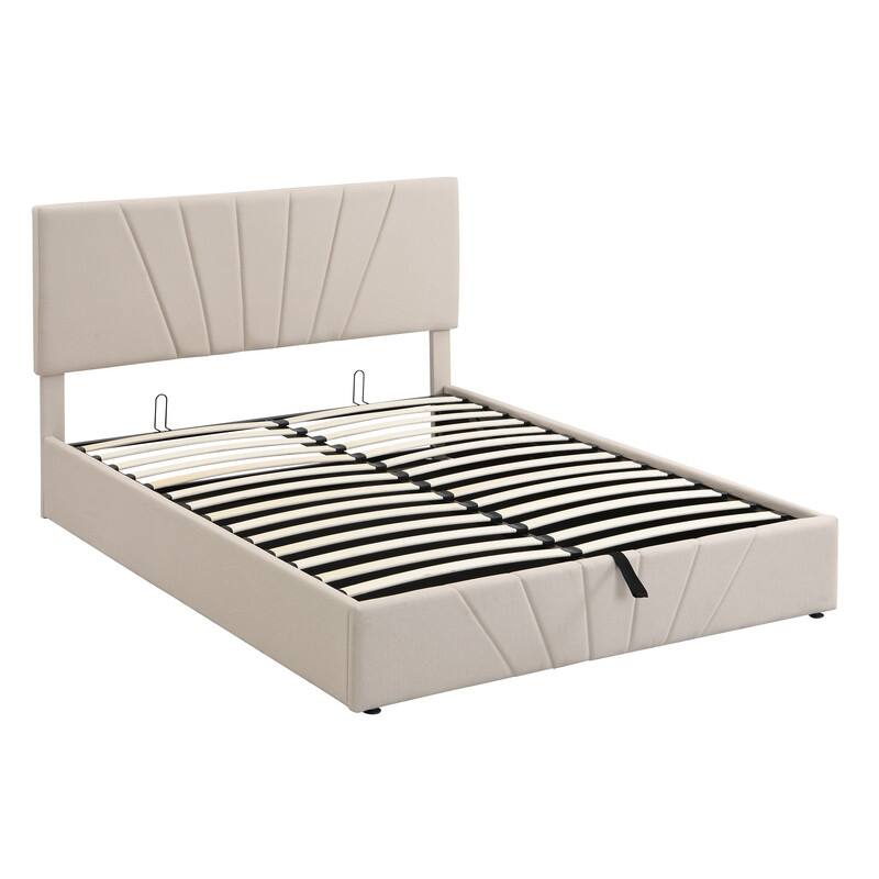Queen/Full Size Storage Platform Bed