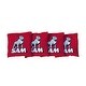 preview thumbnail 1 of 1, Samford Red Cornhole Bags All-Weather Resin Filled