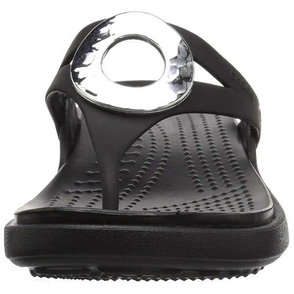 crocs sanrah hammered sandal