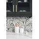 preview thumbnail 8 of 22, Luxe Haven Marbled Tile Peel and Stick Wallpaper