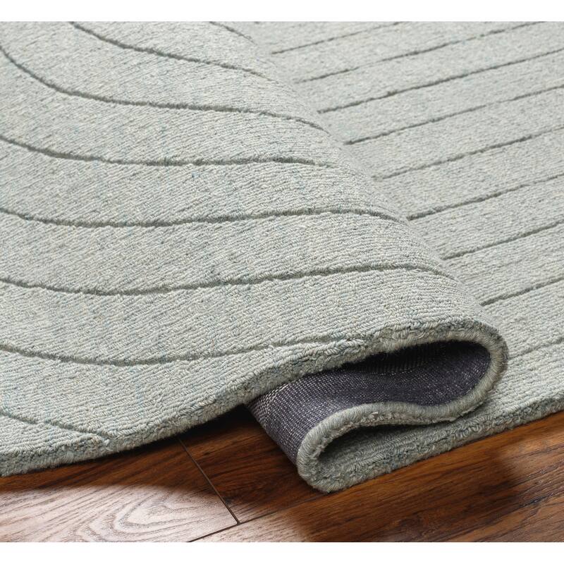 Lorelai Handmade Modern Wool Area Rug