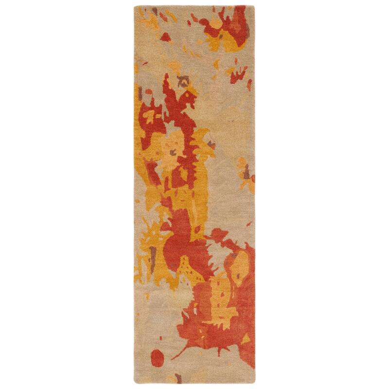 SAFAVIEH Handmade Soho Kaylin Splashes N.Z. Wool Rug