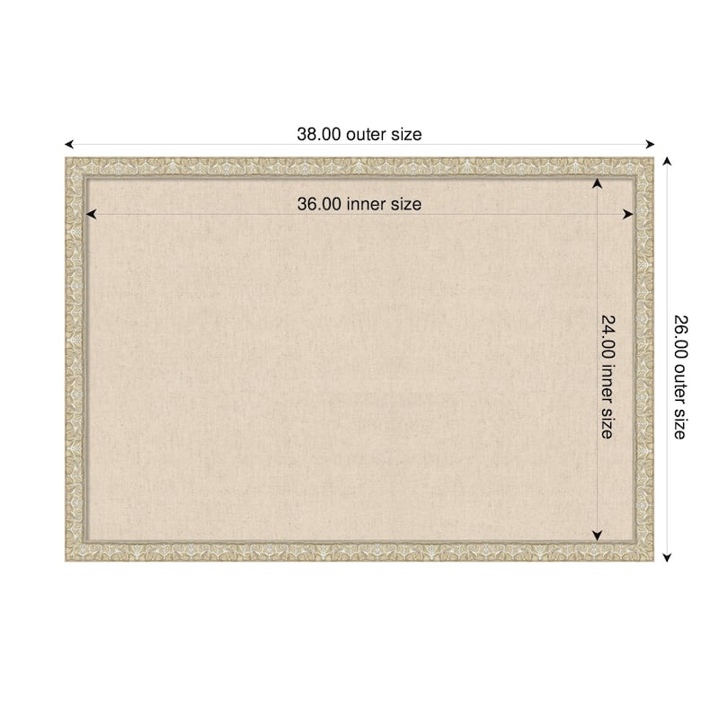 Kate and Laurel Pinboard Neutral Linen