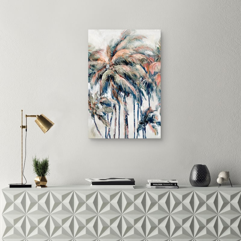 Island Palms by Studio Arts Canvas Art Print