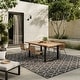 preview thumbnail 25 of 71, Nourison Horizon Indoor/Outdoor Geometric Area Rug 6' x 9' - Black
