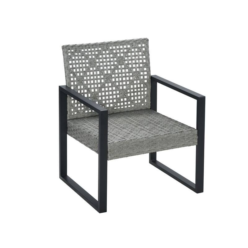 4-Piece Patio Furniture Set Outdoor Balcony Porch Garden Backyard Lawn Furniture Acacia Wood Table Top