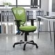 preview thumbnail 62 of 164, Nicholas Mid-Back Blue Mesh Multifunction Executive Swivel Ergonomic Office Chair with Adjustable Arms Green