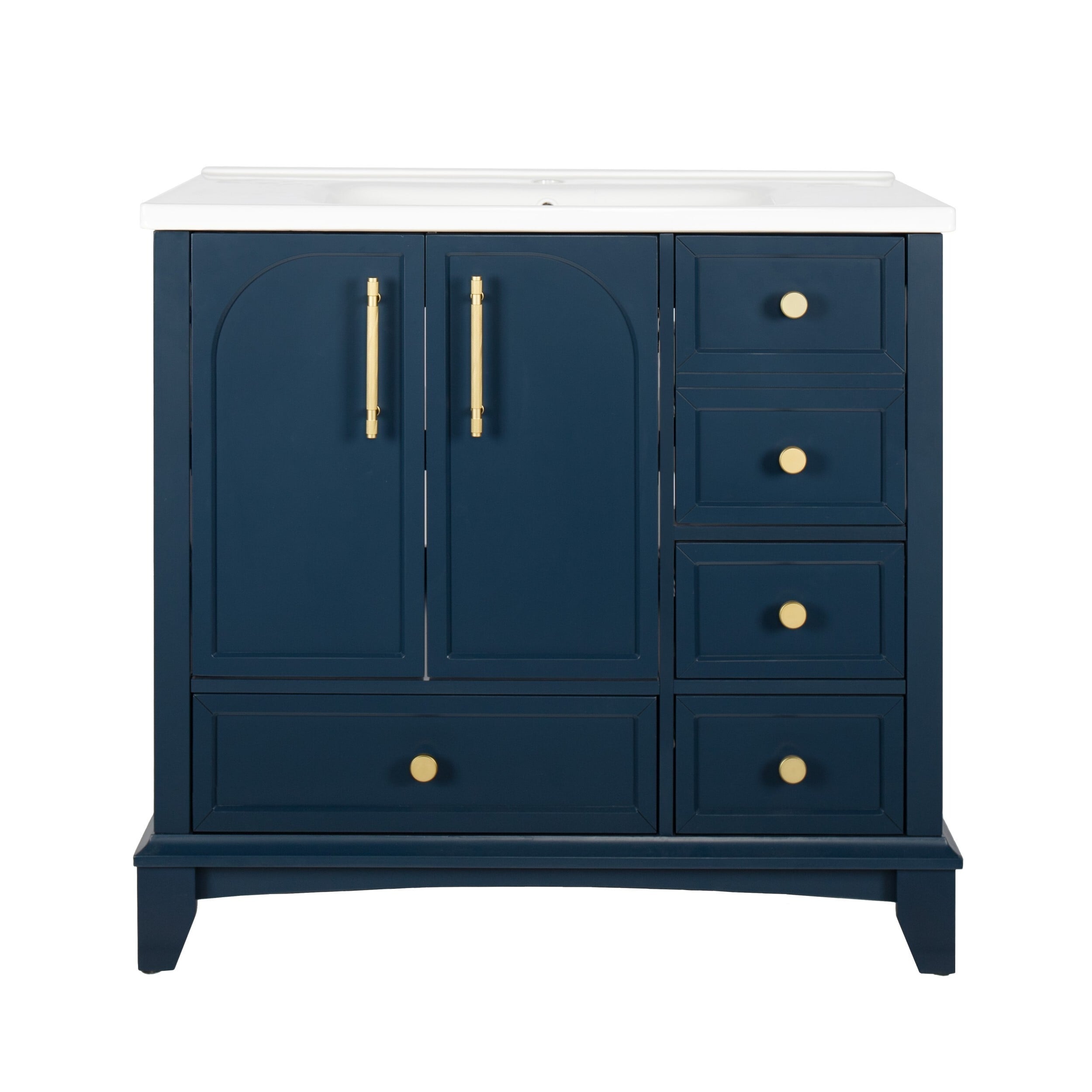 36-inch Modern and Vintage Style Bathroom Vanity with Sink