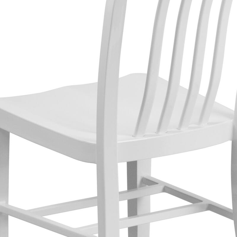 Metal Indoor-Outdoor Chair - 15.5"W x 20"D x 33.25"H