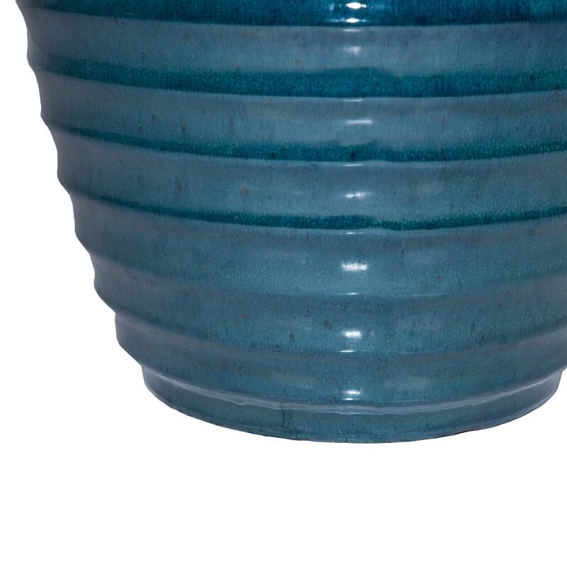 Ceramic Flowerpot, Modern Planter for Patio, Garden, Windowsill