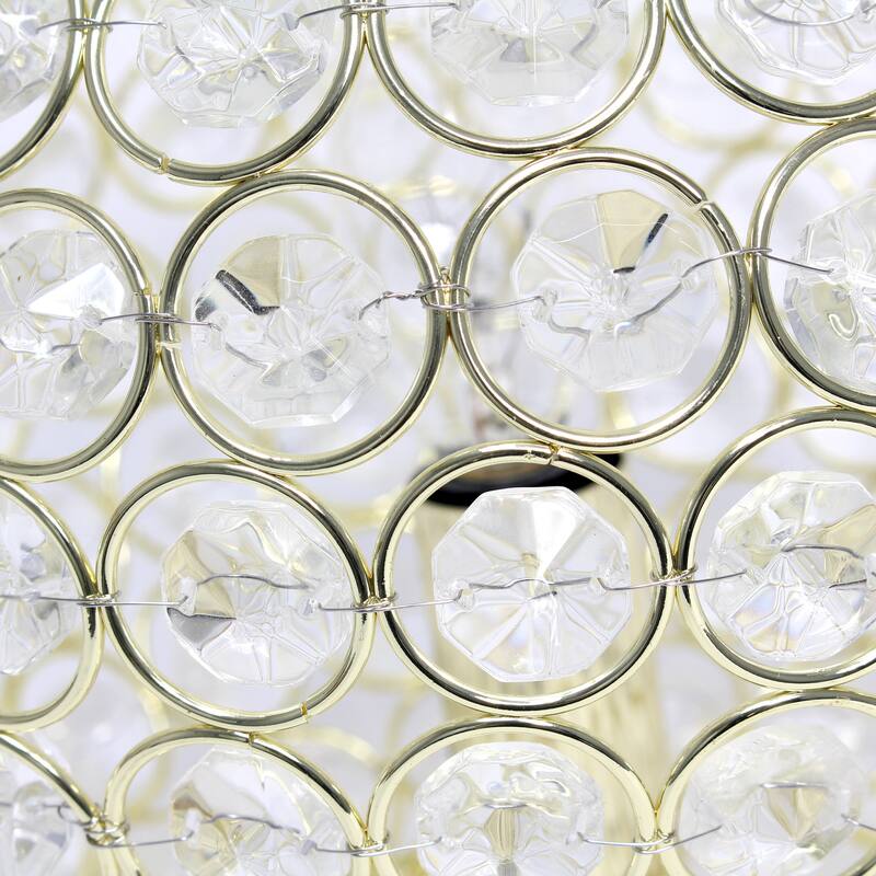 Crystal Ball Sequin Table Lamp