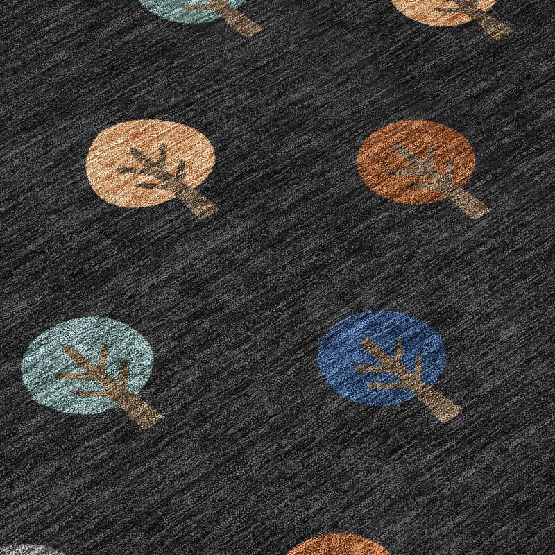 Machine Washable Indoor/ Outdoor Modern Mulvane Chantille Rug