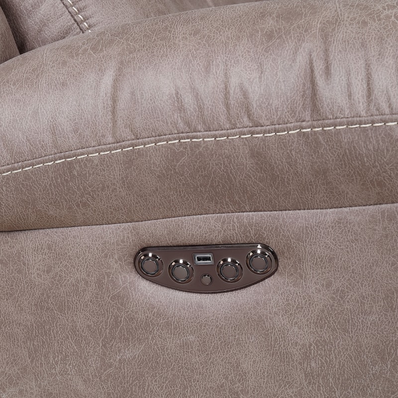 Steve Silver Asbury Power Reclining Loveseat with Console