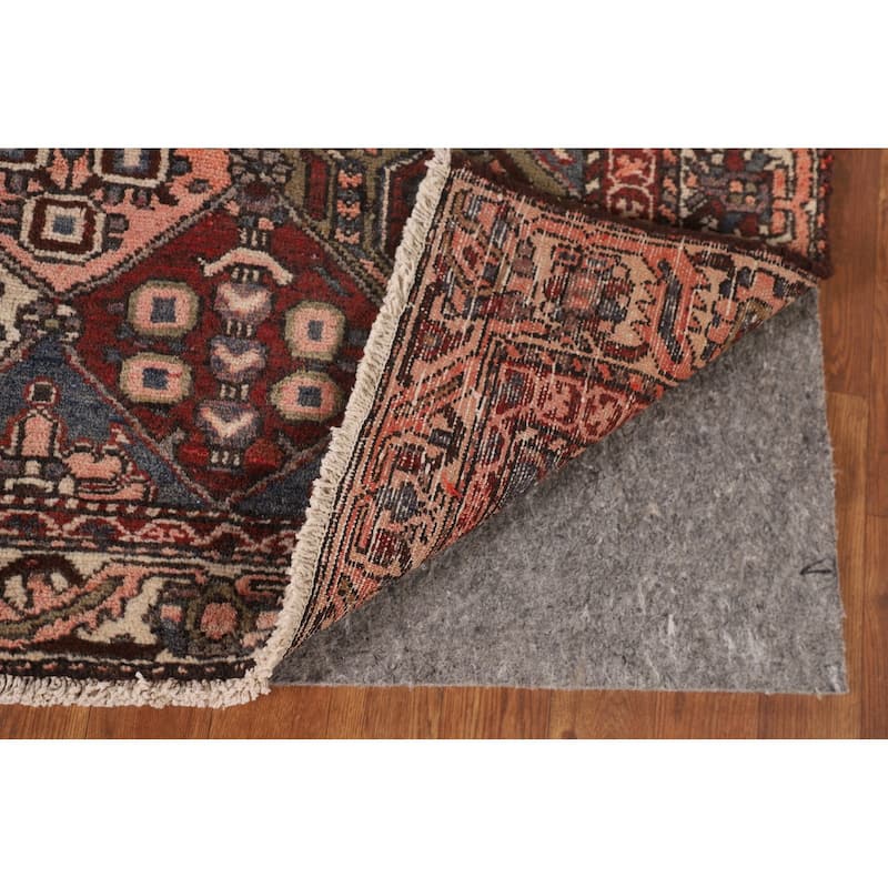 Vegetable Dye Bakhtiari Persian Antique Rug Hand-Knotted Wool Carpet - 4'11" x 6'4"