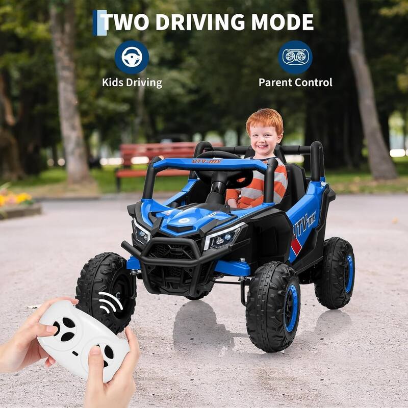 12V UTV Truck Kids Ride On Car, Switchable,Electric Vehicle with Remote