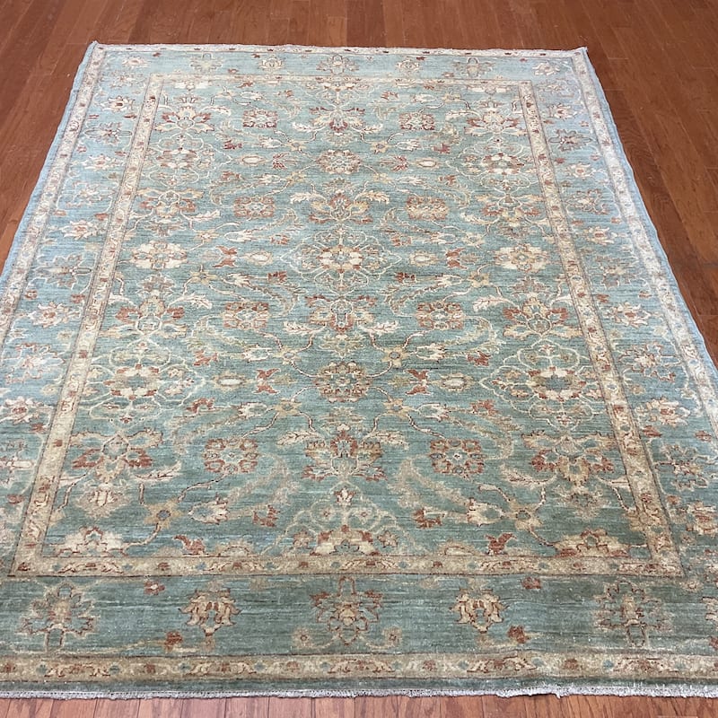 HERAT ORIENTAL Handmade Oushak Wool Rug - 6'1" x 7'9"