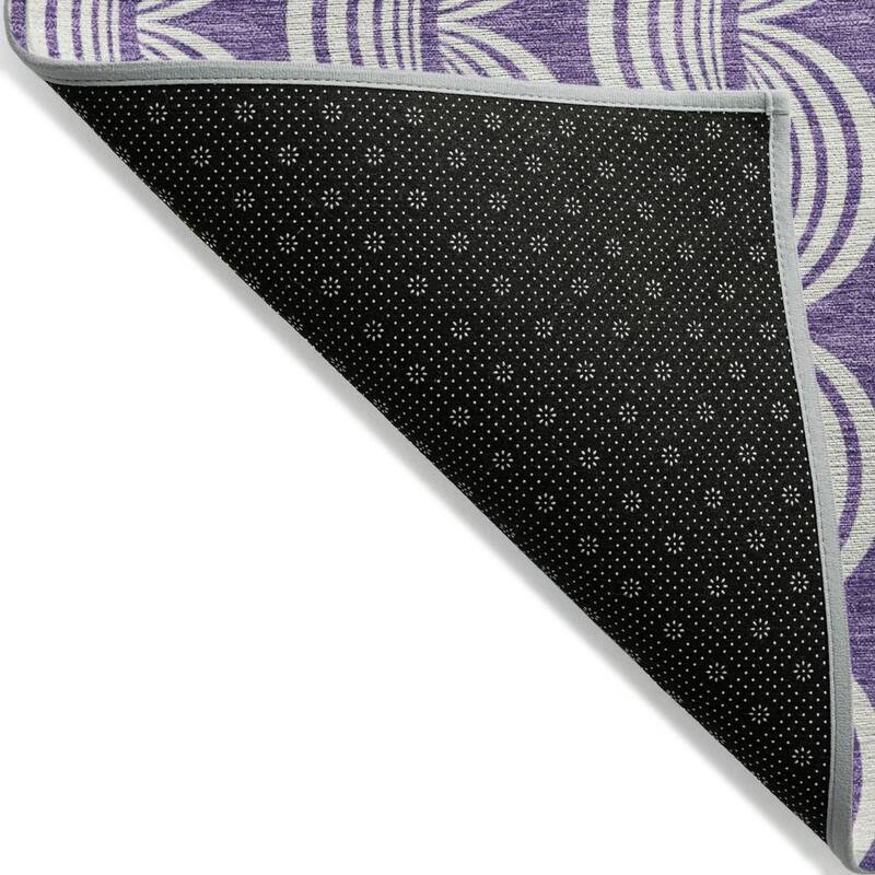 HomeRoots Ogee Transitional Rectangle Outdoor Rug