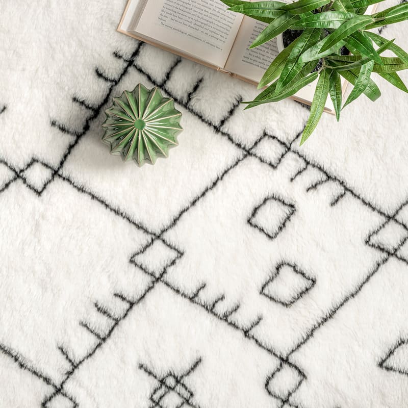 Nuloom Bev SuperiorWash Moroccan Machine Washable Shag Area Rug