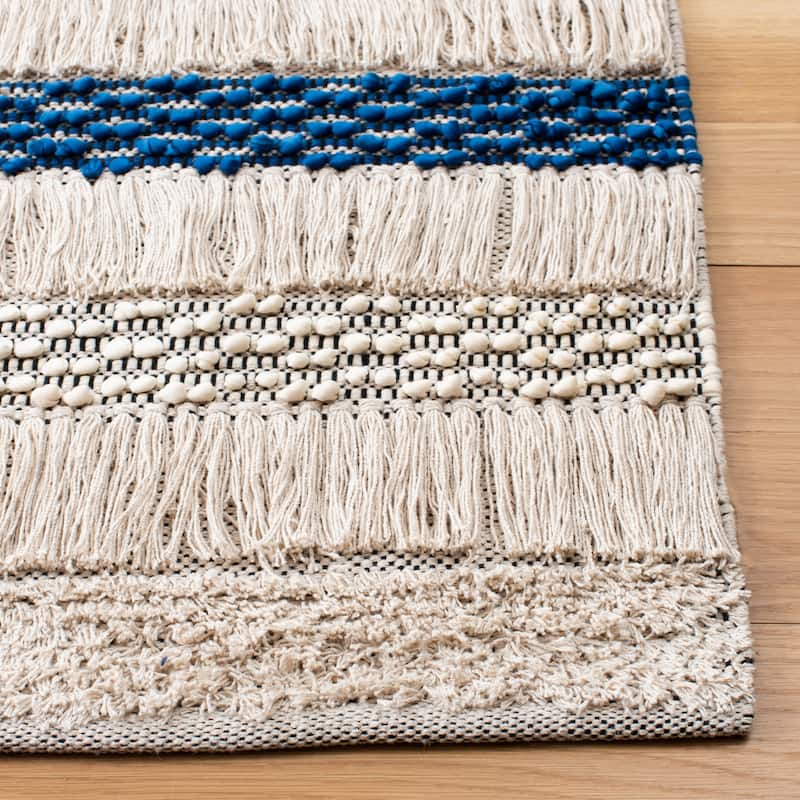 SAFAVIEH Handmade Natura Jaidyn Stripe Rug