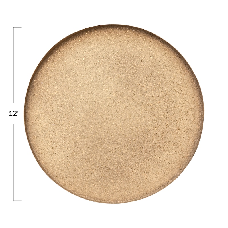 Decorative Textured Metal Tray