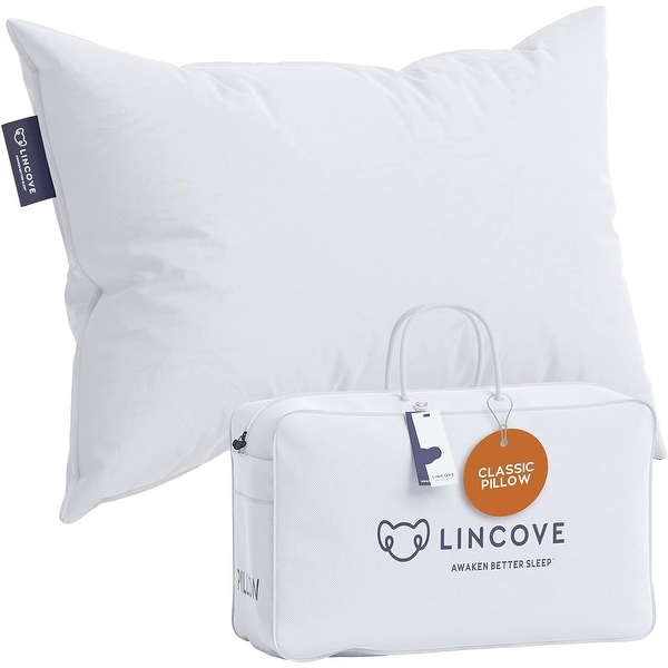 Lincove Luxury Hotel Collection Bed Pillows for Sleeping with Premium 600 Count Cotton Shell On Sale Bed Bath Beyond 37834353