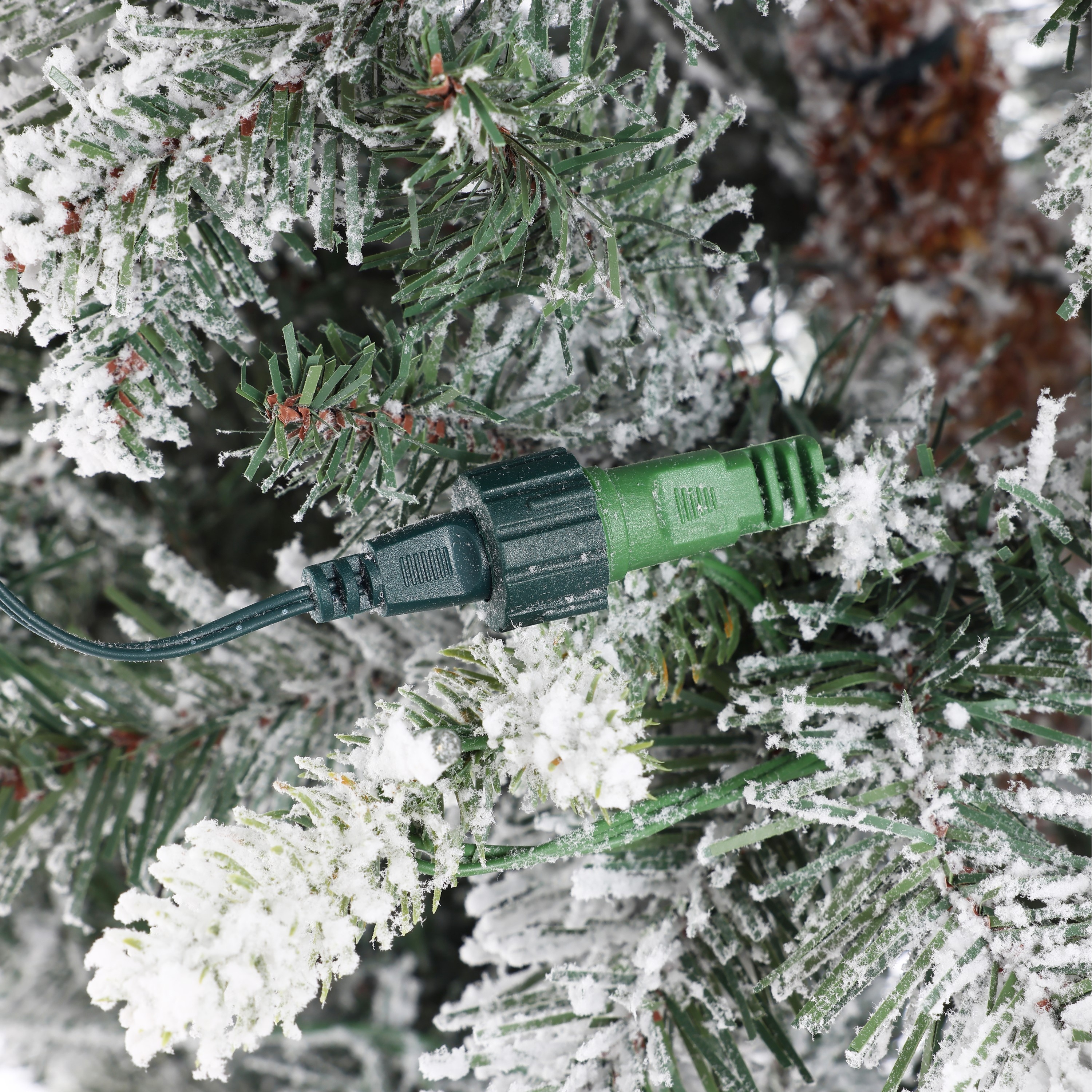 5.6Ft Pre-Lit LED Artificial Slim Fir Christmas Tree with Pot - 66.93" H x 27.56" Diameter