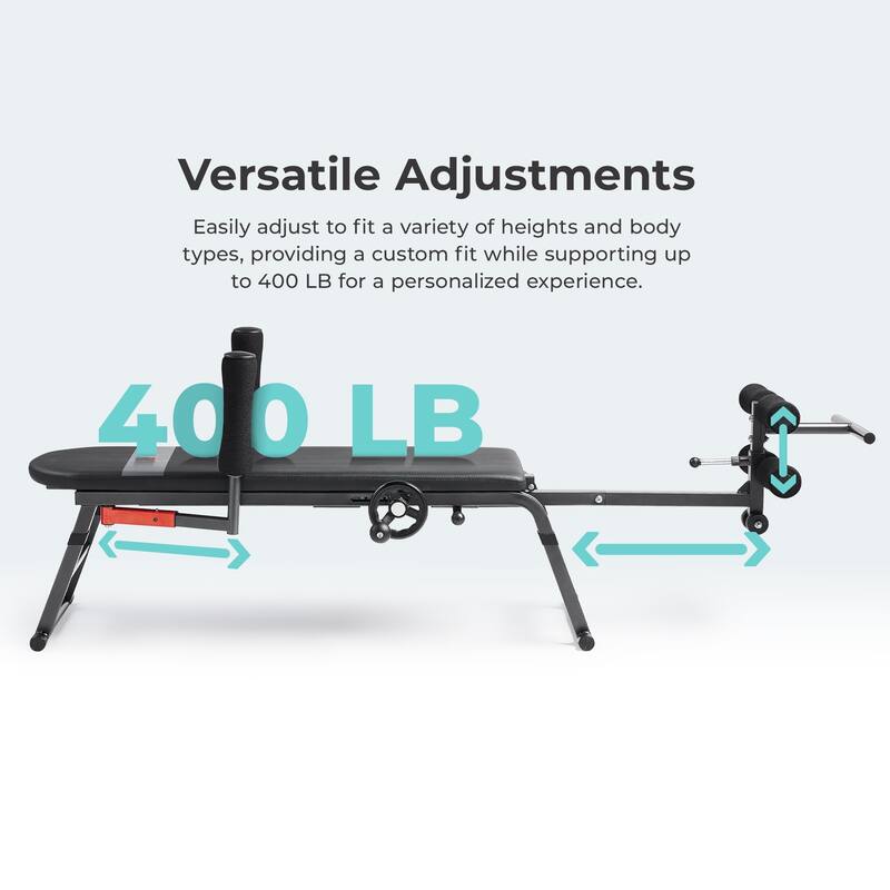 Inversion Traction & Stretch Decompression Table BH623052 - Dark Gray - 85.2 x 37 x 25.8 inches