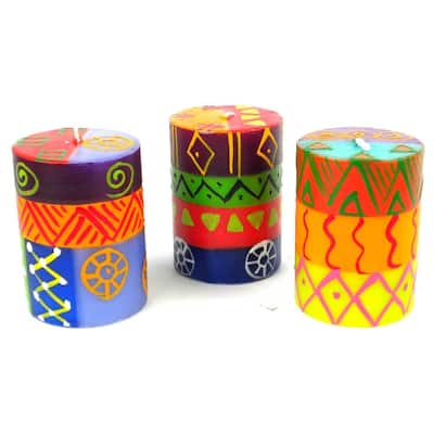Set of 3 Handmade Shahida Votive Candles with Giftbox (South Africa)