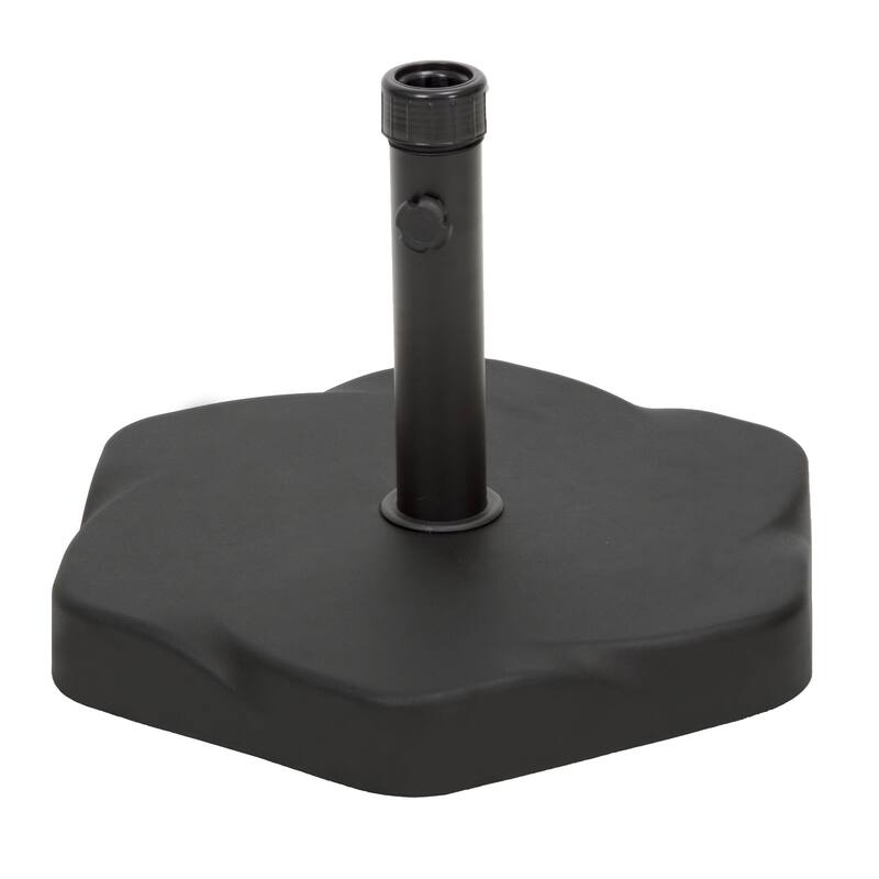 Hexagon 66pound Black Umbrella Base by Christopher Knight Home Bed