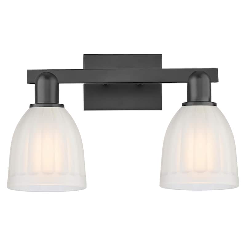Innovations Lighting Endless Possibilities Arcadia - Brookfield - 2 Light 17" Bath Vanity Light - Matte Black