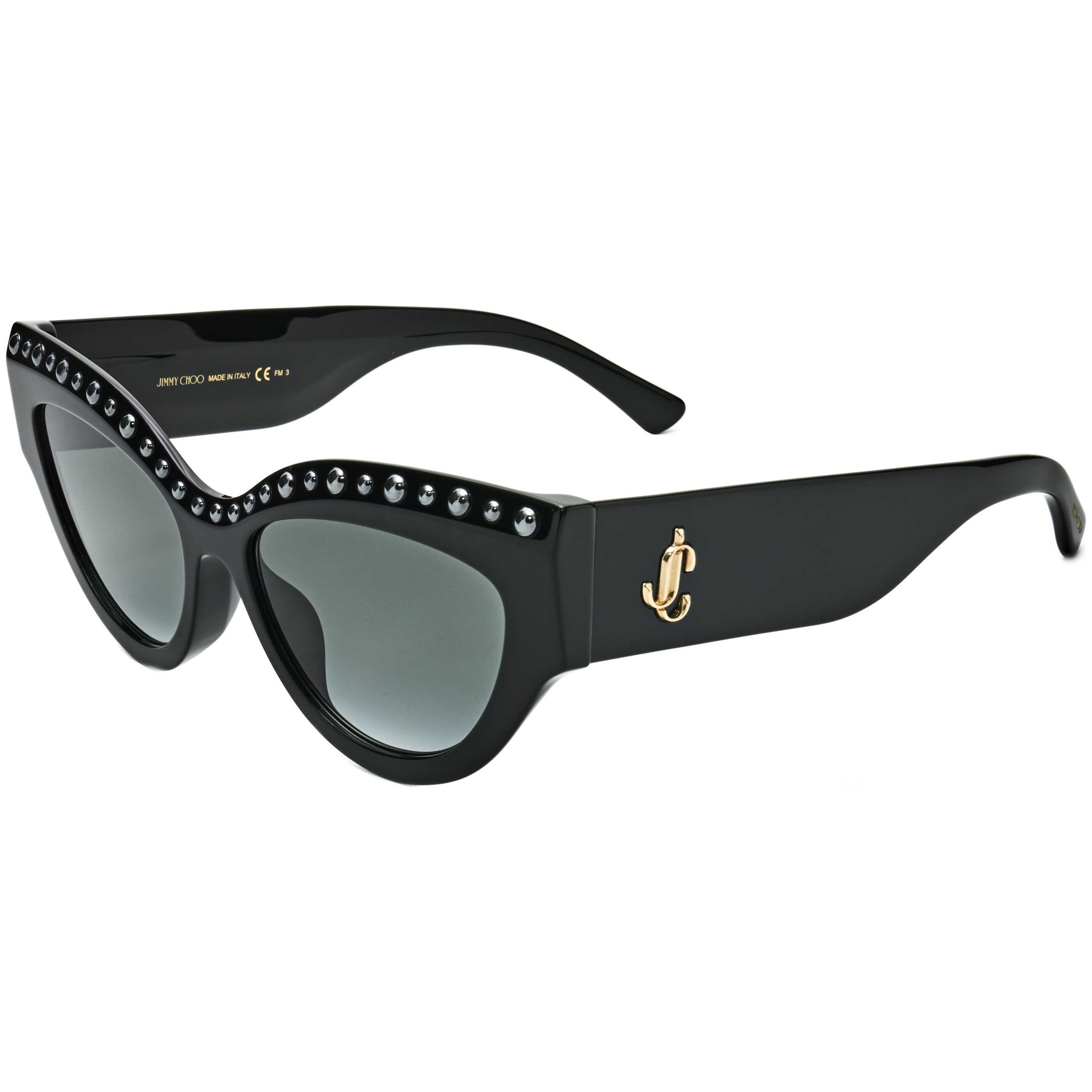 Jimmy Choo Women's Sonja 55mm Black Sunglasses SONJA-G-S-807-55
