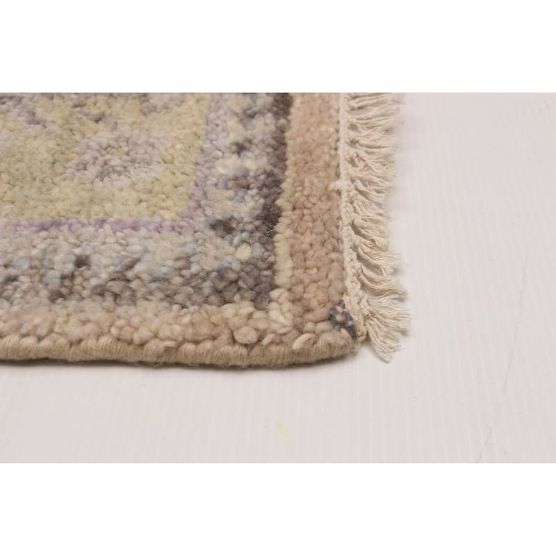 ECARPETGALLERY Hand-knotted Jules Serapi Taupe Wool Rug - 7'10 x 9'10