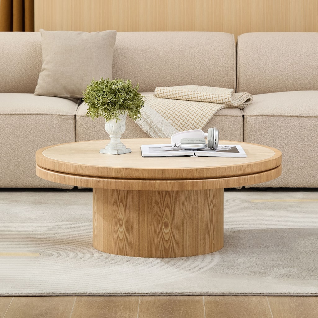 Coffee Table Side Table Sofa Table for Living Room, Simple Center Table Natural End Table Dining Table