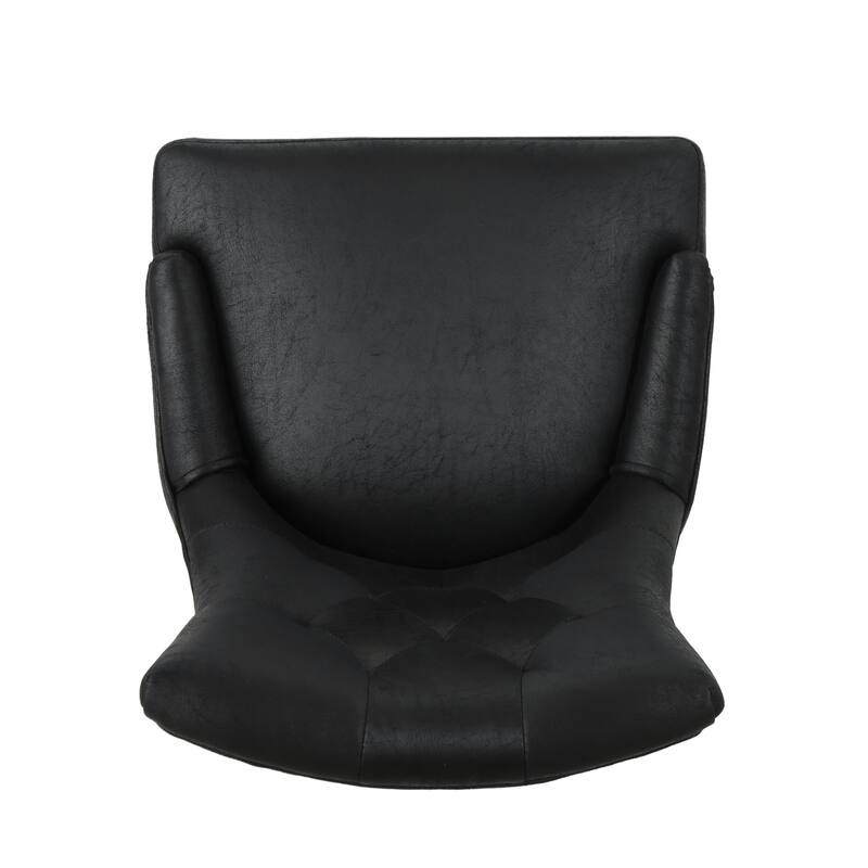 Tufted Backrest Dining Chair with Tapered Legs,Set of 2