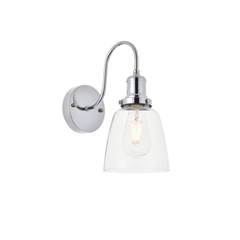 Ophelia 1 light chrome Wall Sconce