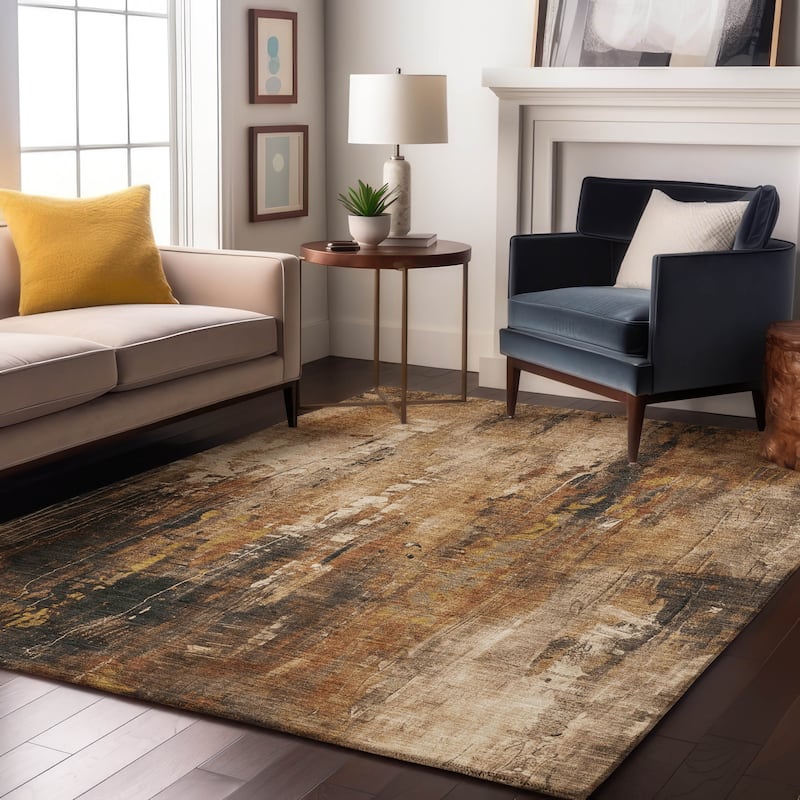 Premium Washable Super Soft Abstract Ombre Mayfield Rug