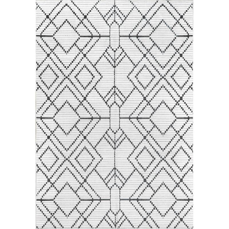 Nuloom Echo SpinClean Multi Diamond Machine Washable Area Rug
