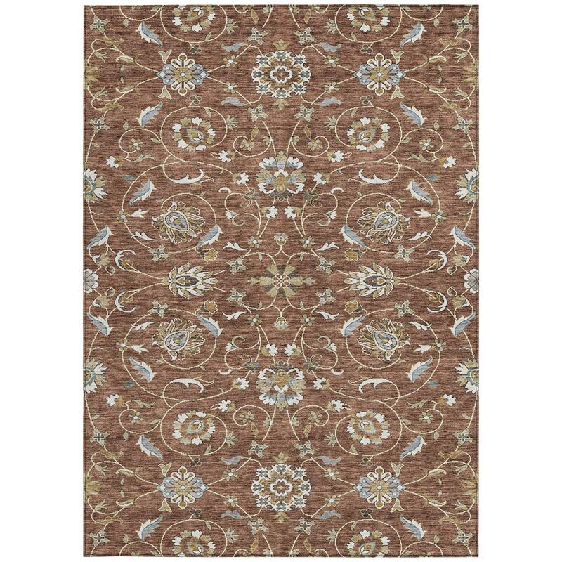HomeRoots Moroccan Transitional Rectangle Outdoor Rug