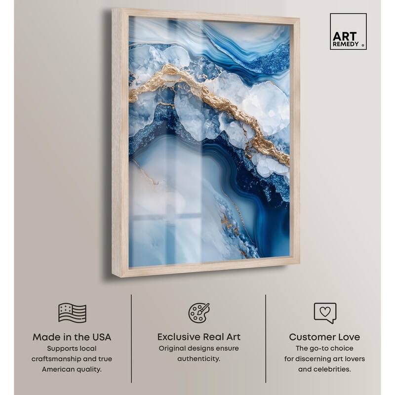 Molten Topaz II Shadowbox by Art Remedy